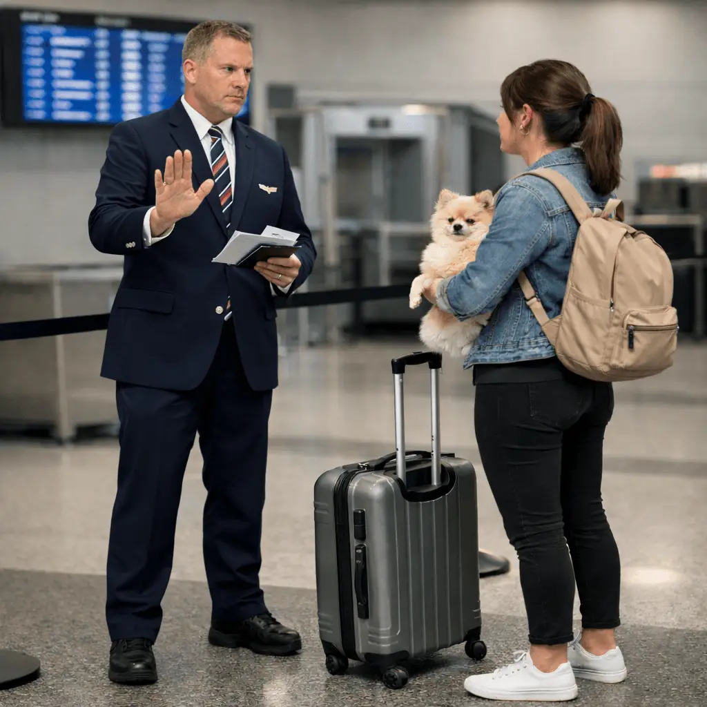 Acceso denegado ingreso mascotas